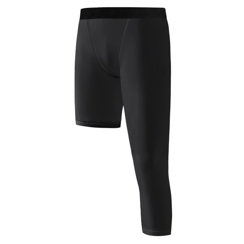Basketball Tight Pants Short And Long Leg Running Training Base Capri Pants Quick-Drying Compression Pants Fitness Sports Shorts - Image 1